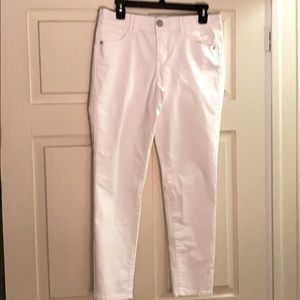 “Ab”solution Democracy Jeans Size 8 White